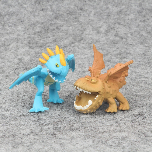 Oferta Banguela Como Treinar Seu Dragão Kit 12 Brinquedo