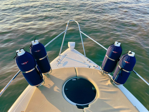 Imagem 2 de 3 de 2 Un. Porta Defensa Suporte Inox Duplo Lancha Barco G5/f2/f3