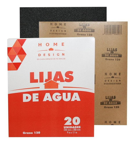Imagen 1 de 7 de Lija De Agua Grano 120 - Home Design Pc