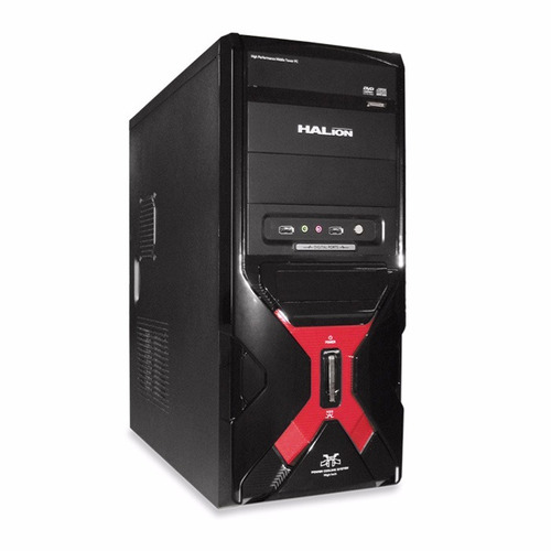 Case Halion Mercury 7330c Rojo Con Fuente Real 350w Usb3.0