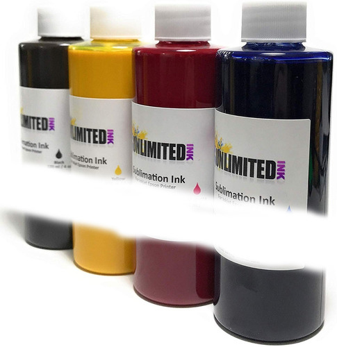 Tinta Negra Para Sublimar 240ml, Tintas Unlimited Ink