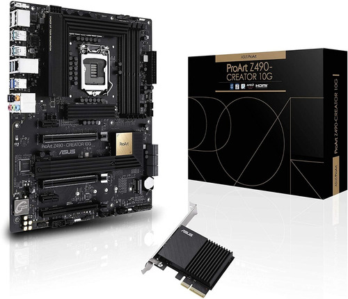 Asus Z490 Pro Art 10g Mainboard Intel 10ma Gen Thunderbolt 3
