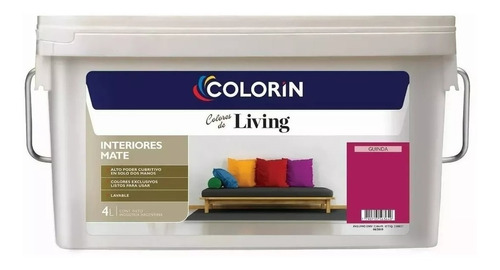 Latex Living Colorin X 4 L Colores Pint Don Luis Mdp