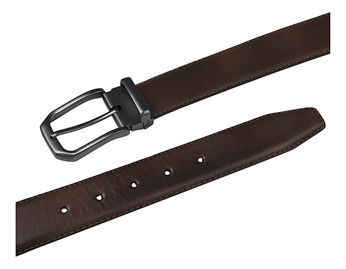 Cinturón Caballero Stylo 021 Piel Café Color Negro Talla 40