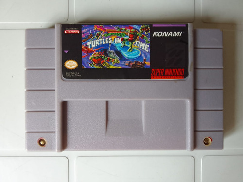 Jogo Teenage Mutante Ninja Turtles In Time Super Nintendo (Usado)