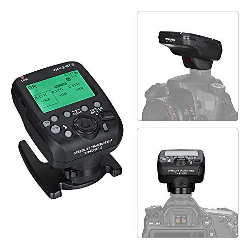 Transmisor Flash Speedlite Para Cámara Yongnuo Yn-e3-rt Ii F