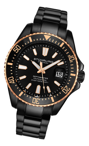Reloj Stuhrling Original Depthmaster Diver 42 Mm De Cuarzo