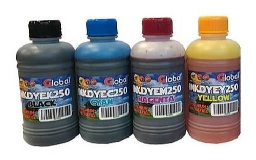 Tinta Impresora Recargas 250cc X 4 Colores Premium