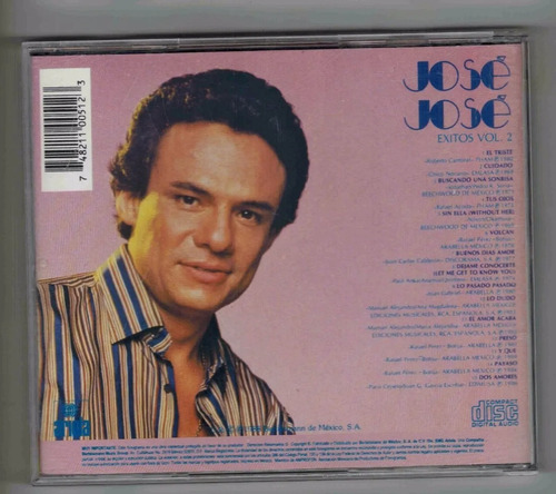 Cd Jose Jose Exitos Vol. 2 (Usado)