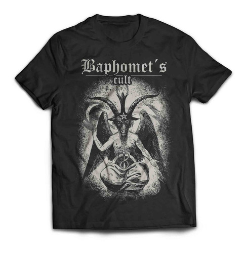 Camiseta Baphomet Cult Dark Soul Rock Activity