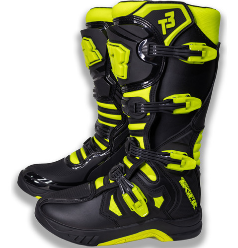 Botas Para Moto Motocross Enduro Tiger Racing T3c-city Motor