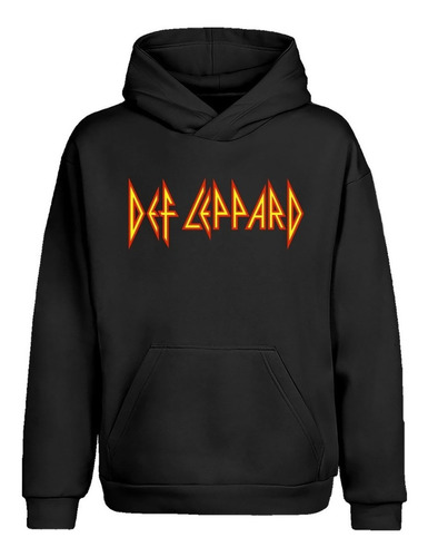 Sudadera Def Leppard Banda Rock Logo Unisex