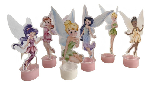 50 Tags Tubete Para Doces Tinker Bell Sininho