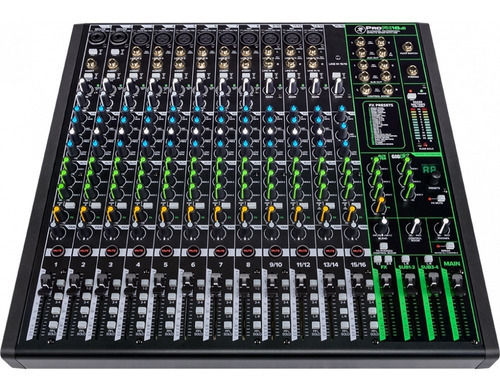 Mezcladora Análoga 16 Canales Con Fx Y Usb Profx16v3 Mackie