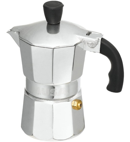 Imusa - Cafetera Para Café Espresso De Aluminio (1 Taza)