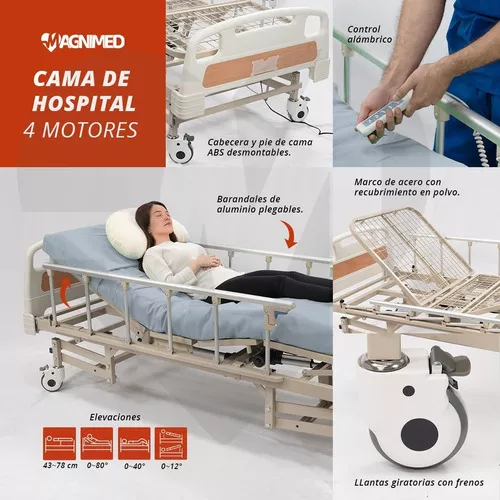 Primera imagen para búsqueda de cama hospitalaria electrica