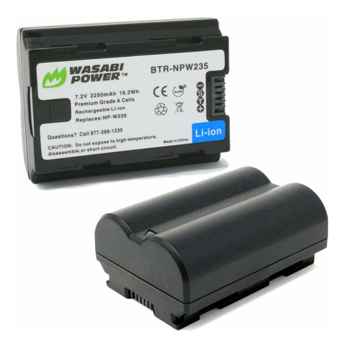 Power Bateria Para Fujifilm Np-w X-hs Gfx X-t Vg-xt