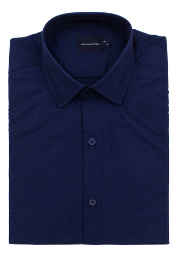 Camisa Slim Fit Saturday Ii Dobby Kevingston Hombre M/l Lisa