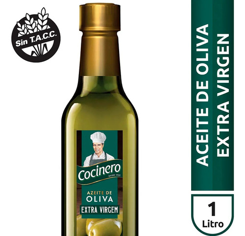 Cocinero Aceite Oliva Extra Virgen 6 Uni X 1 Lt S/tacc