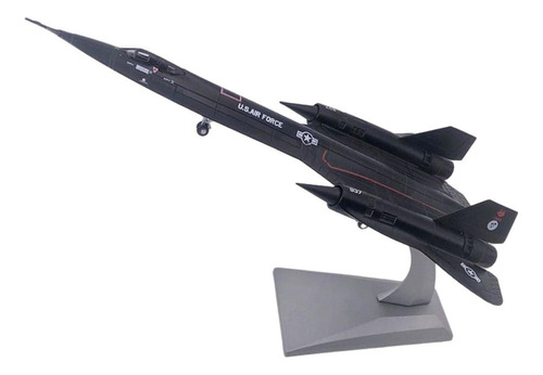 Avión De Combate De Metal 1/144 Blackbird Sr-71a 2024