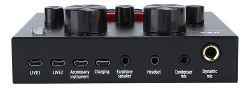 Tarjeta De Sonido V8 Live Broadcast Mobile Phone Usb Host
