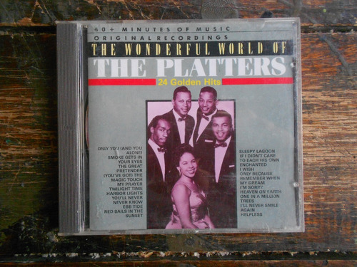 The Wonderful World Of The Platters    Cd Europeo