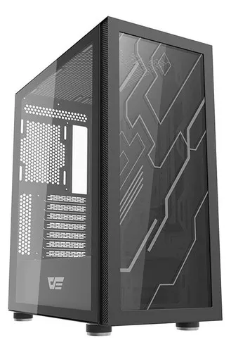 Gabinete Gamer Gamemax Revolt 3606, RGB, Mid Tower, Vidro Temperado,  White/Black, Sem Fonte, Com 3