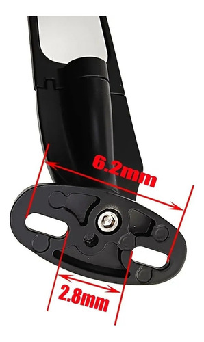 Para Espejos De Motocicleta Italika Rt200