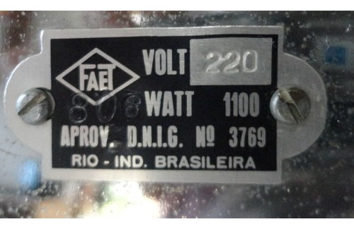 Grill Chapa P/ Lanches Faet 220v Funcionando - Xxx (Usado)