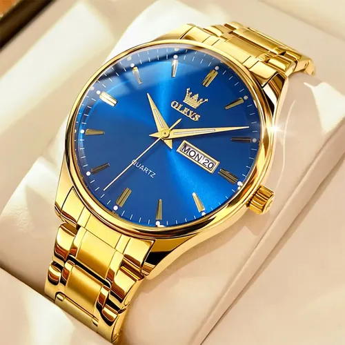 Relógio Olevs Masculino: 48% OFF! ⌚️