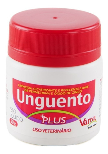 Unguento + Plus Larvicida Cicatrizante 50g Vansil