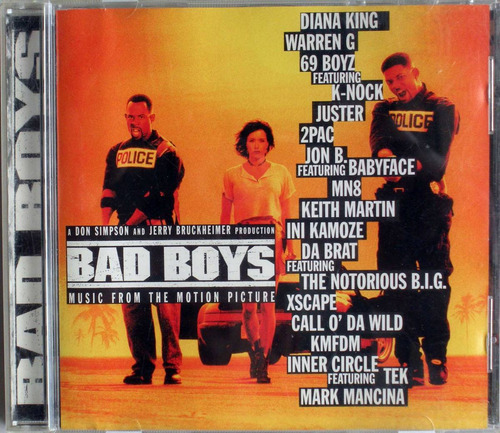 Bad Boys - Bso - Warren G  Notorius Big - Kmfdm - Cd Imp U 