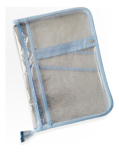 Carpeta Glitter Transparente A4 Organizador Apuntes