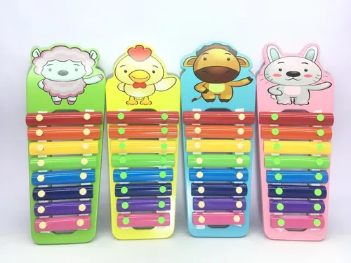Marimba Xilofono De Animales Madera Juguete Bebe Musical