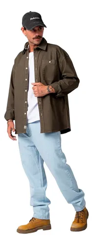 Camisa Gabardina Vcp Chaqueta Comoda Urbana Style Moda