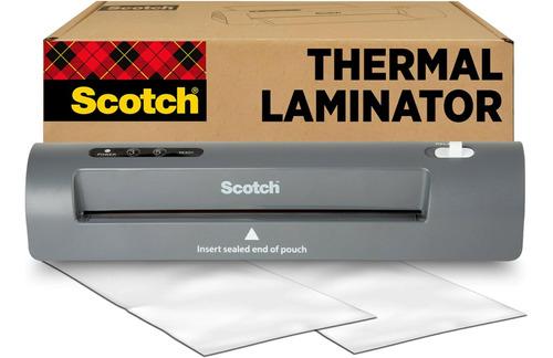 Laminadora Plastificadora Térmica Scotch 2 Rodillos 23cm 3m