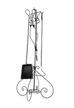 Comprar Juego Utensilios Parrilla Asado Con Soporte Para El Piso