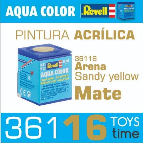 Pintura Revell Acrílica Mate Color 361 16 Arena