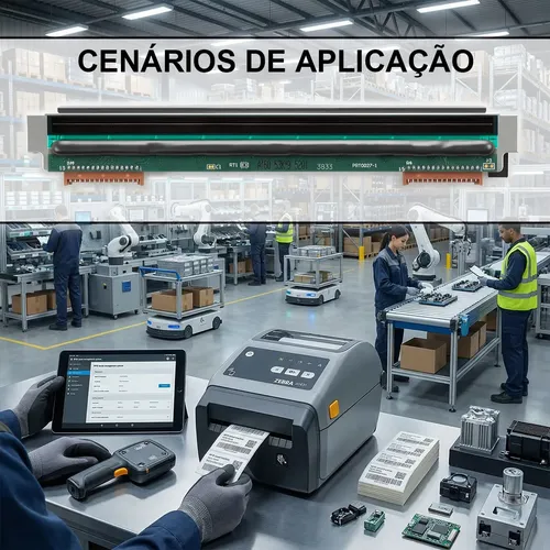 Cabeça De Impressão Térmica Para Zebra Zd621d 300dpi