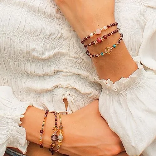 La Meno Energy Stone Bracelet Prosperidad Hecho A Mano Cuarz