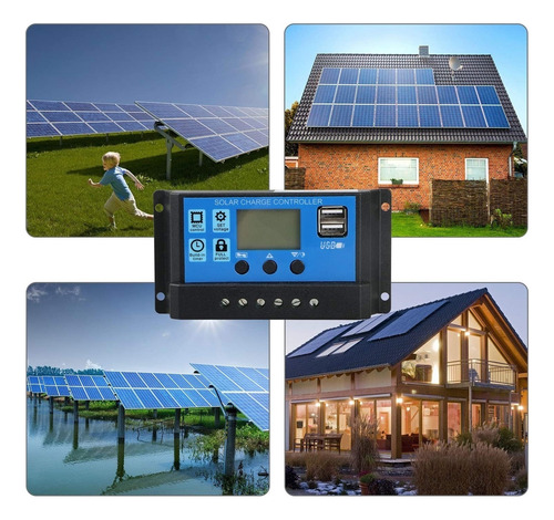 Kit De Panel Solar Inversor De Corriente De 300 W 12v