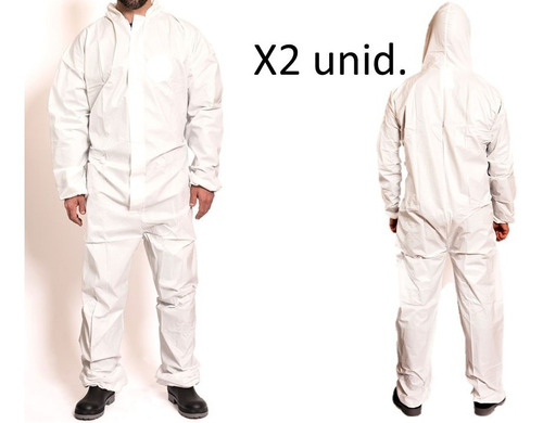 Mameluco Blanco Impermeable Respirable Eagle Tipo Tyvek