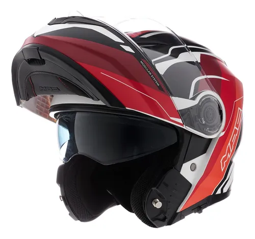 Casco Mac Rebatible Doble Visor Grafica Nueva Homologado