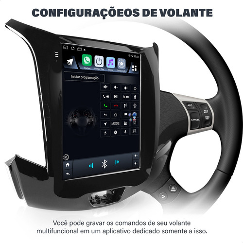 Central Multimídia Tesla Cruze 17 18 19 20