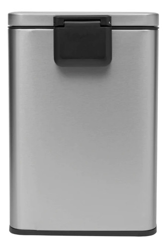 Basurero Eko Madison Rectangular Pedal Ss 12l