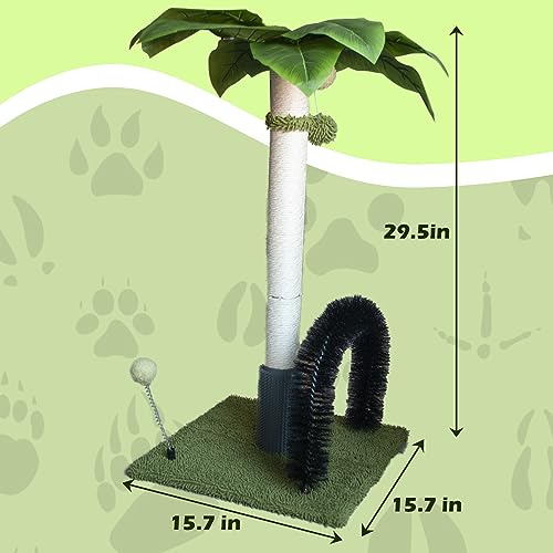 Poste Rascador Para Gatos 75 Cm Alto, Sisal Natural Auto Ase