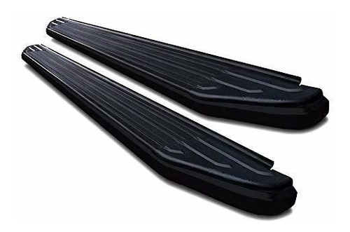 Estribo - Black Horse Peerless Running Boards Compatible Wit