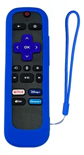 Funda Protectora Para Control Remoto Roku Express 4k-azul