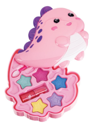Paleta De Sombras C/ Batom E Gloss Dino Make Up Teen -fenzza