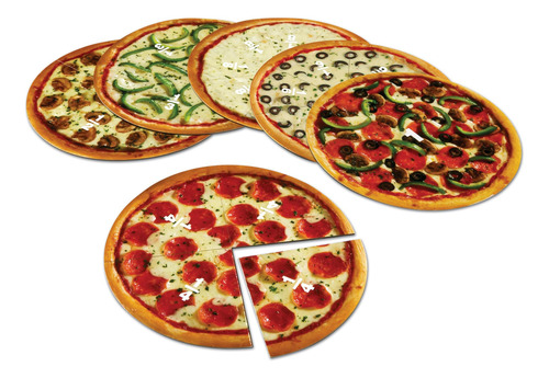 Recursos De Aprendizaje Sobre Fracciones De Pizza Magnéticas